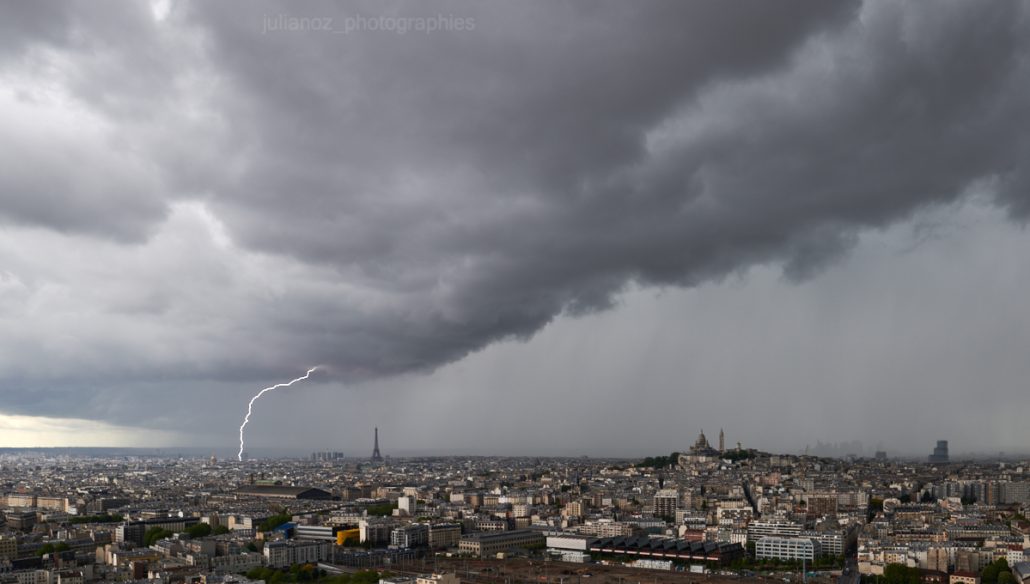 « Paris » Orage du 8 mai 2019