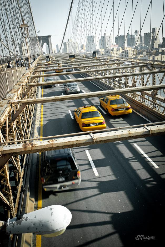 Cab on the Bridge