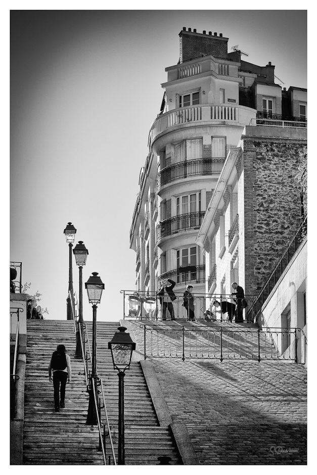 Scène de vie à Montmartre