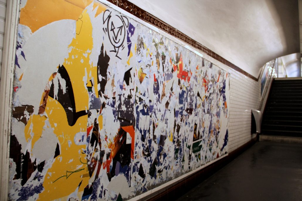 Des couleurs dans le métro