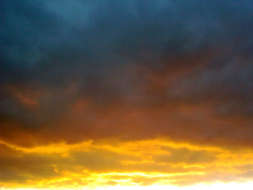 Coucher de soleil à la Turner