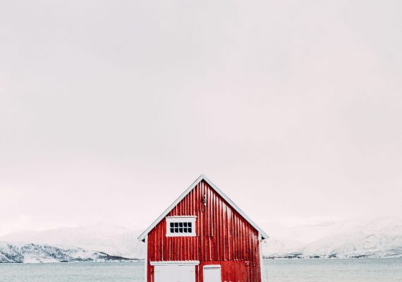 C'est une maison rouge