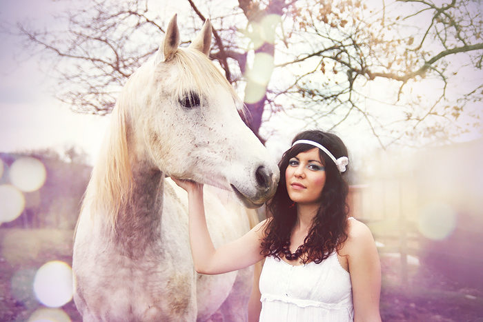 Lili and the horses