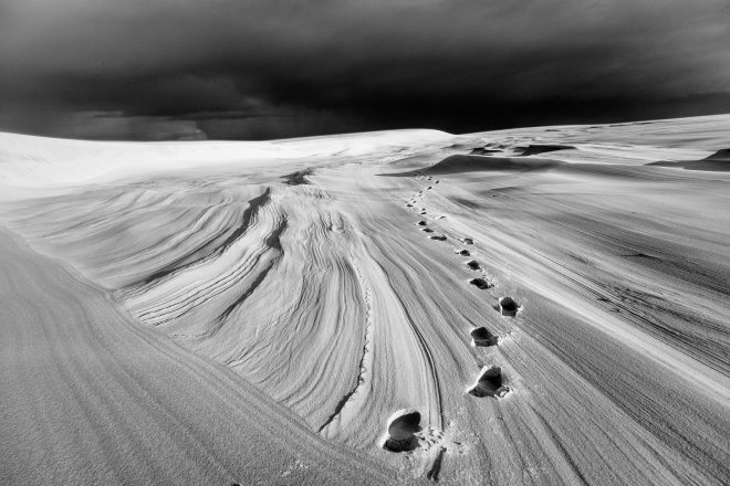 On a marché sur La Dune.