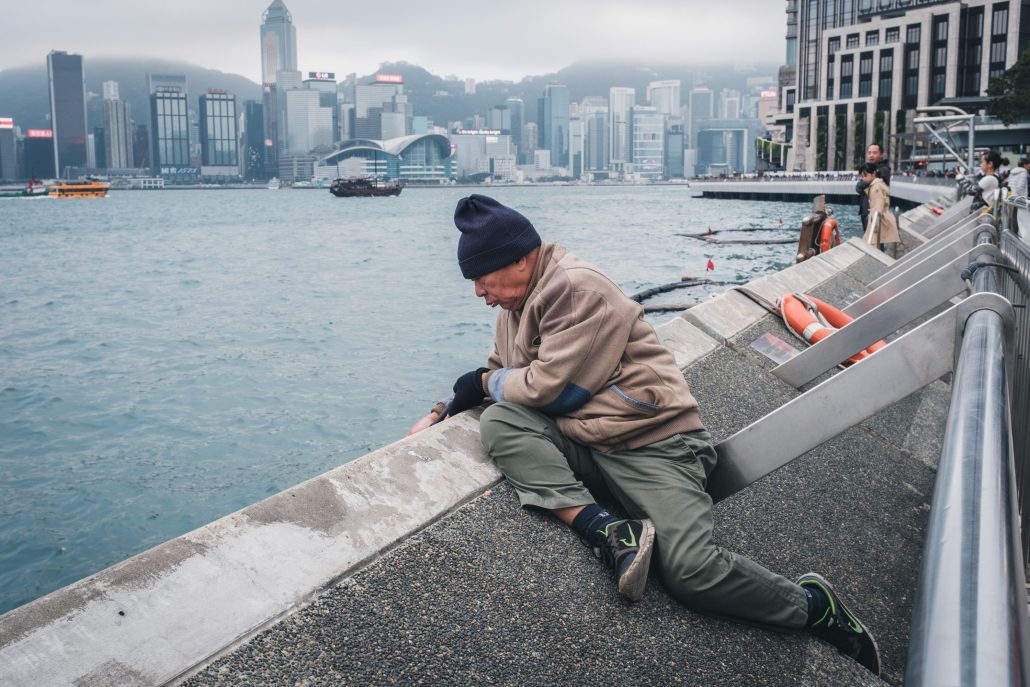 Pêcheur de Hong Kong