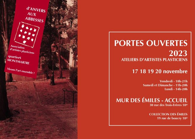 10 photographes exposent dans le cadre des Portes Ouvertes d'Anvers aux Abbesses