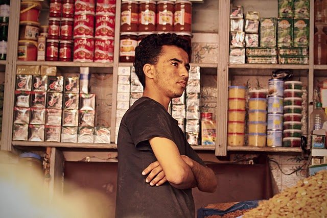 Vendeur d’épices à Rabat