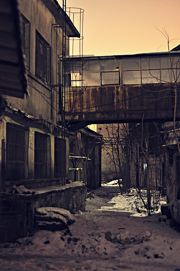 Behind the "Fabrica"