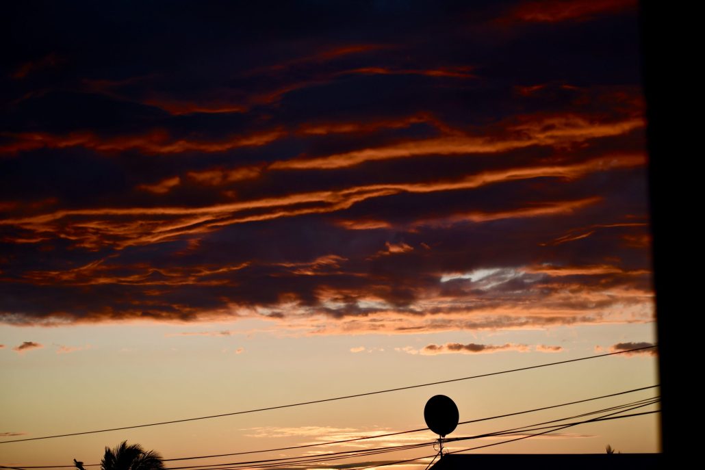 ciel inquiétant