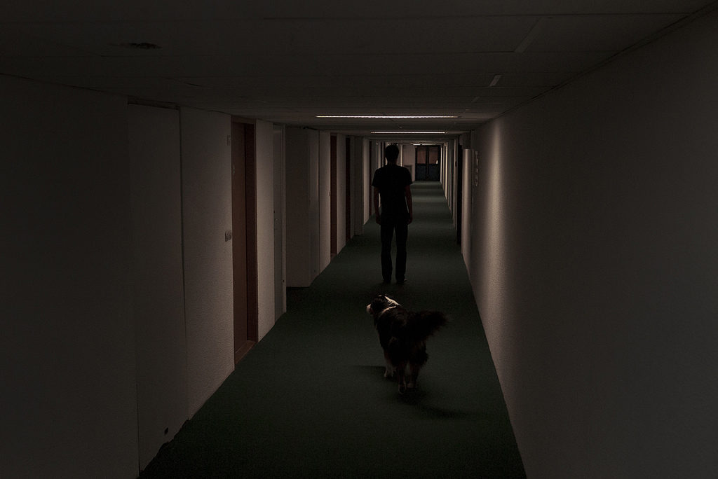 Lost in corridor