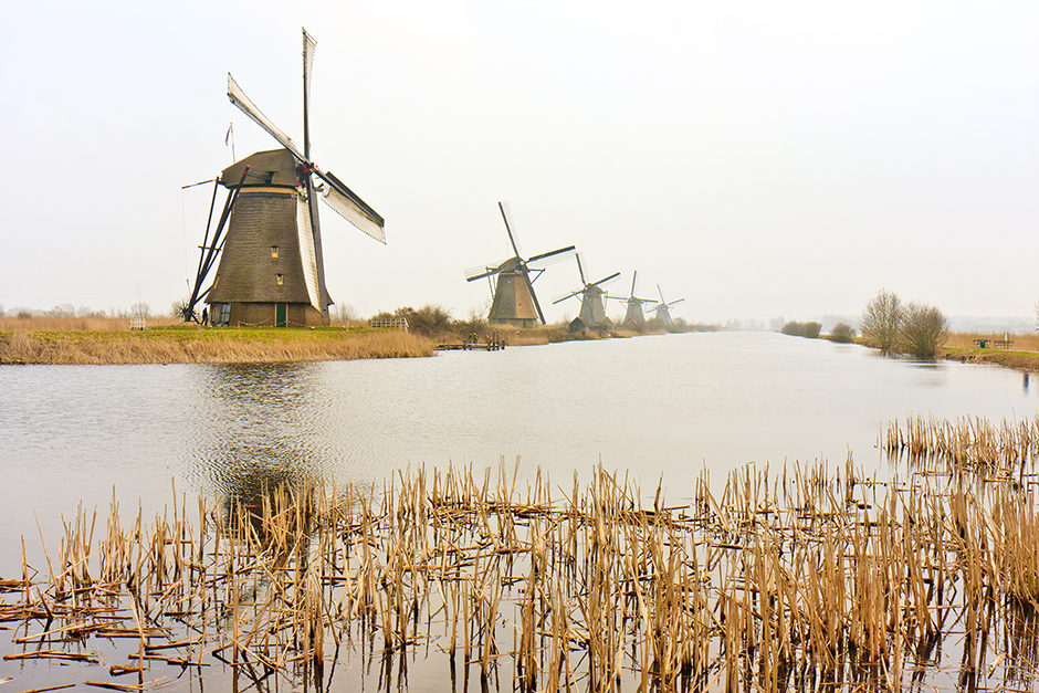 Alignement de géants des vents