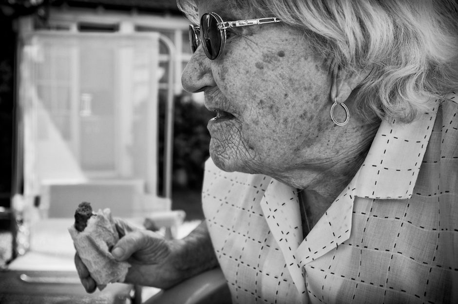 La vielle dame à la merguez