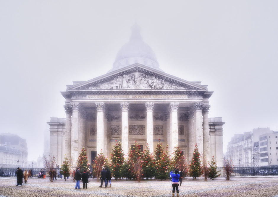 Panthéon en hiver