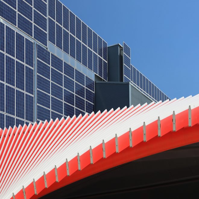 ROUGE & BLANC sur BLEU