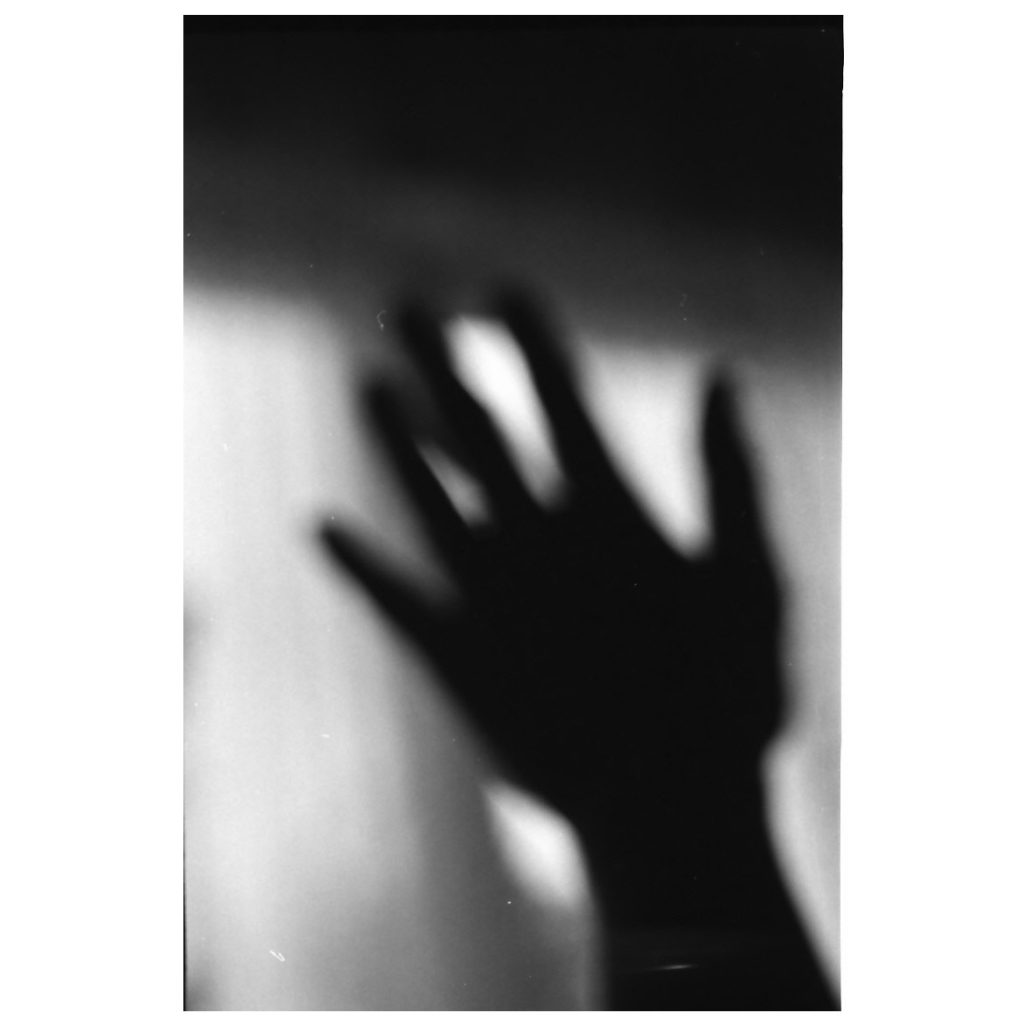 Blurry hand