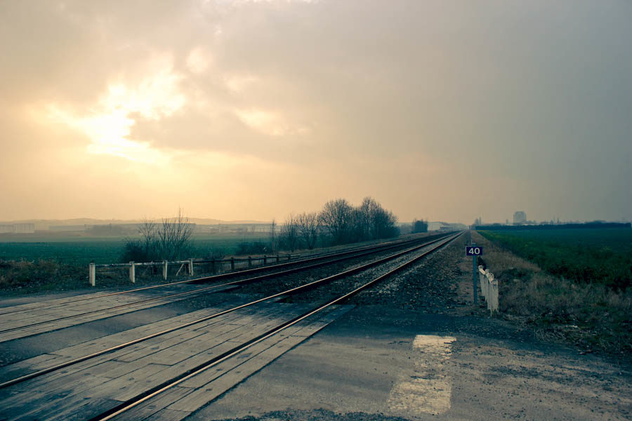 The railway line