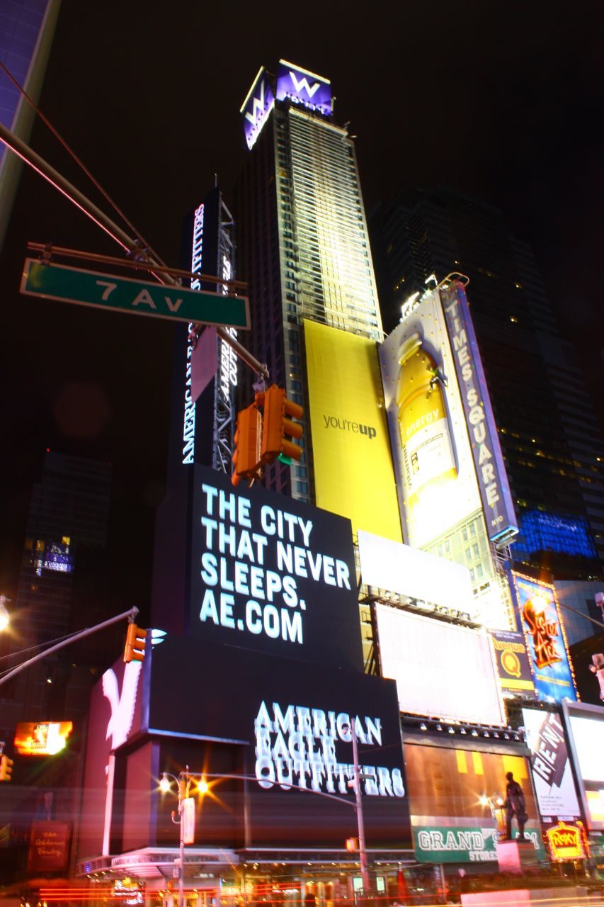 Time Square by night