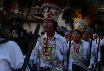 Fête religieuse, Pisac, Pérou.