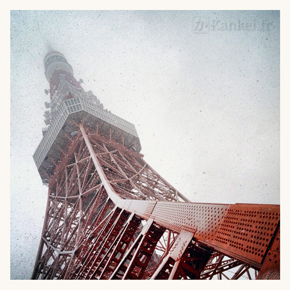 Tokyo Tower sous la neige