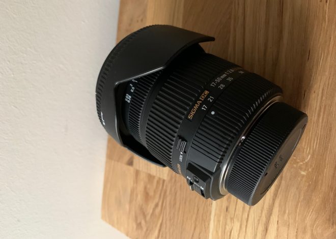 Objectif Sigma 17-50mm f2.8 monture Nikon