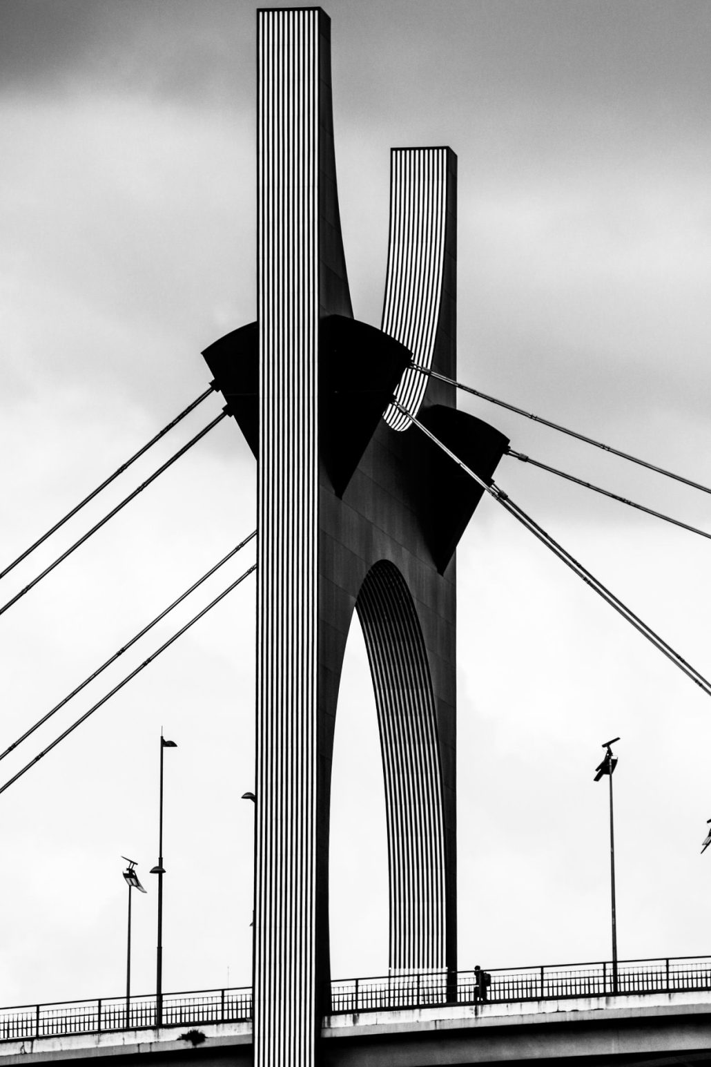 crossing the bridge