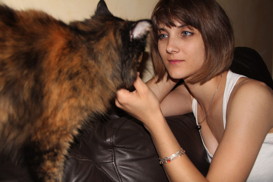 Girlfriend & Cat