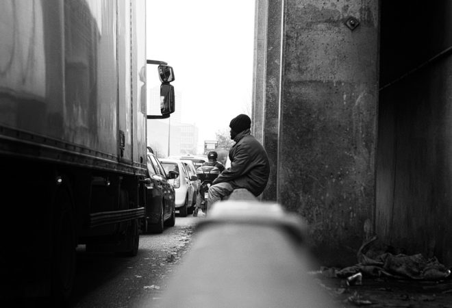 Camp de migrants d'Aubervilliers