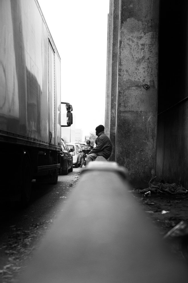 Camp de migrants d'Aubervilliers
