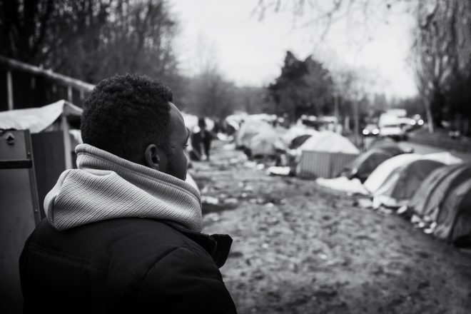 Camp de migrants D'Aubervilliers