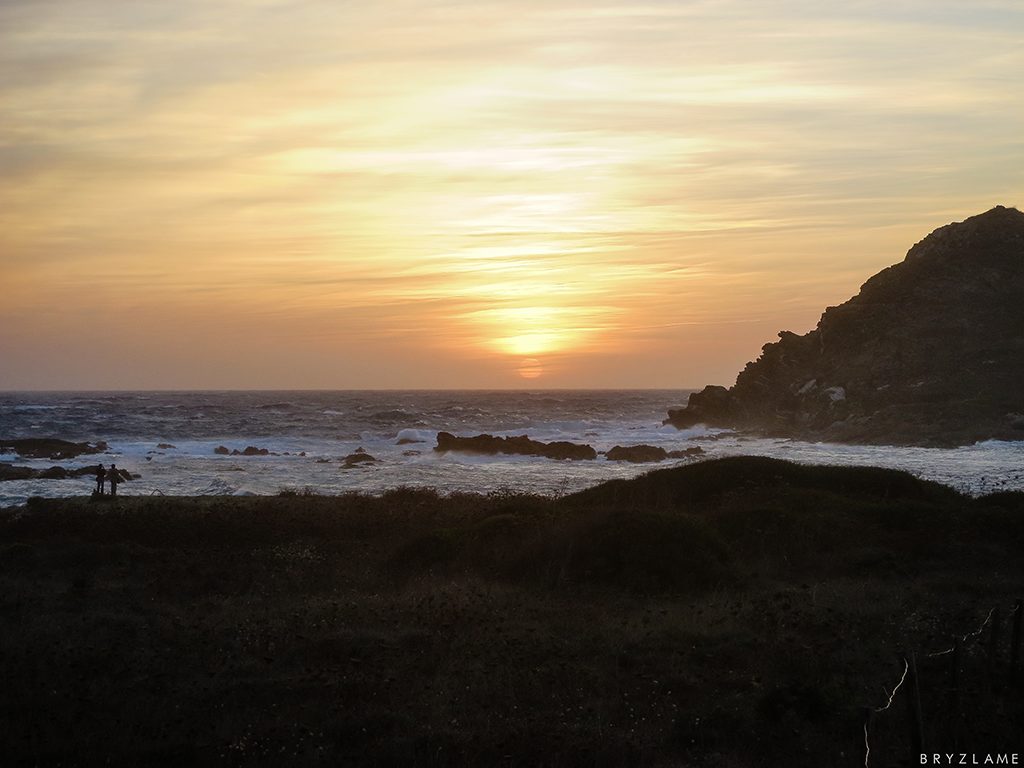 Coucher de soleil à Centuri