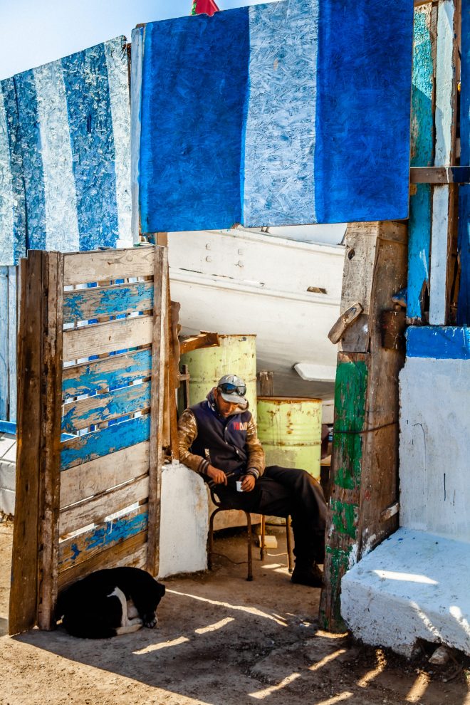 Attente - port d'Essaouira