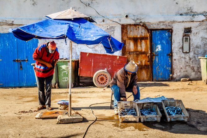 Vendeurs de poissons - Maroc