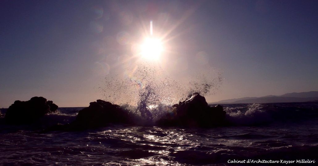 Coucher de Soleil en Corse vers Porticcio