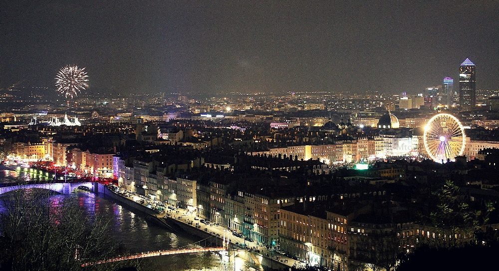 Lyon vu du ciel.