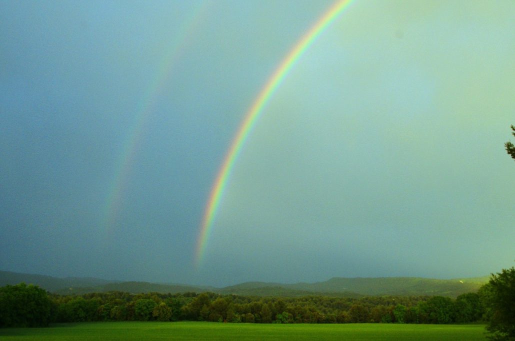 après la pluie, l’arc en ciel !