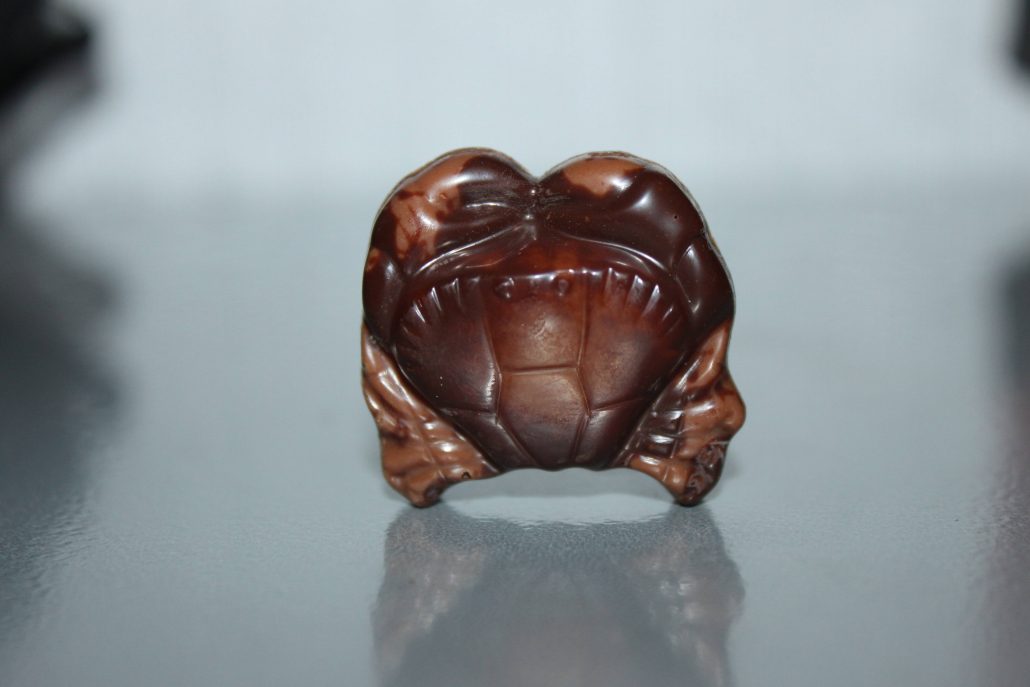 Crabe en chocolat