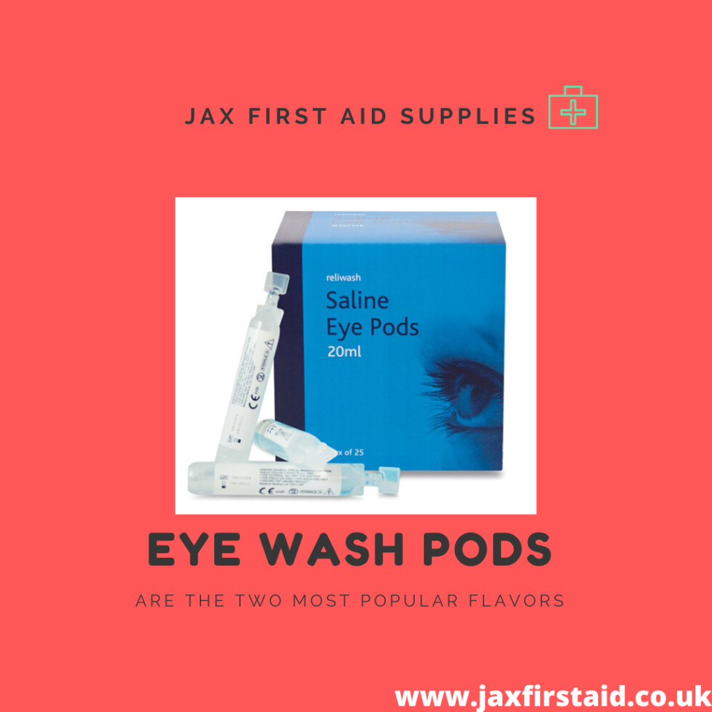 Eye Wash Pods | Jax First Aid