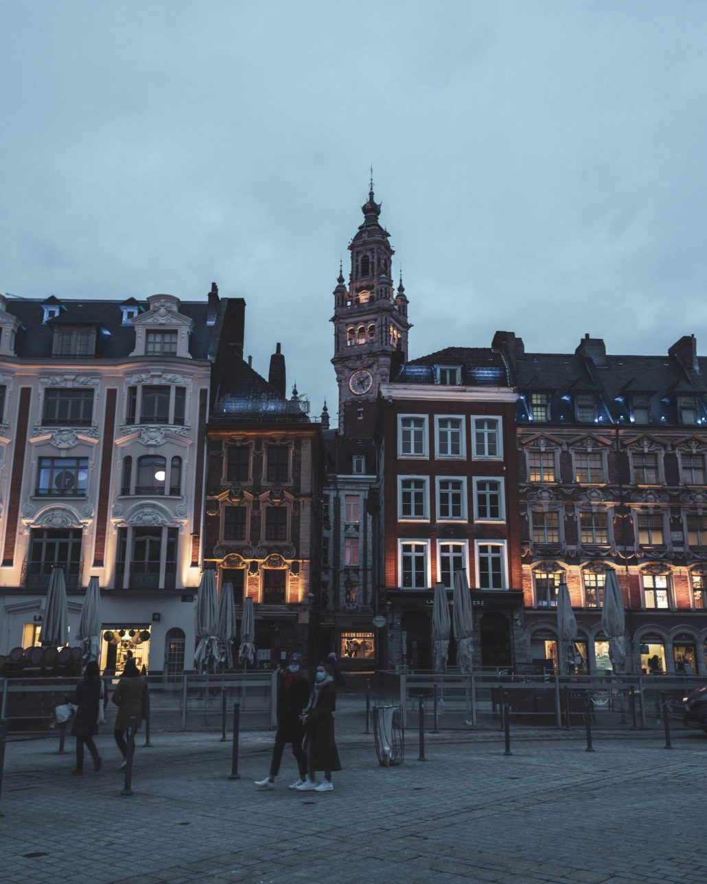 Sunset in Lille