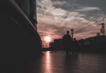 Sunset in London