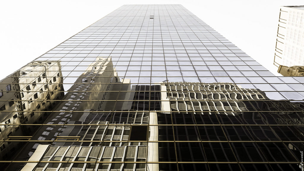 Reflection in new york