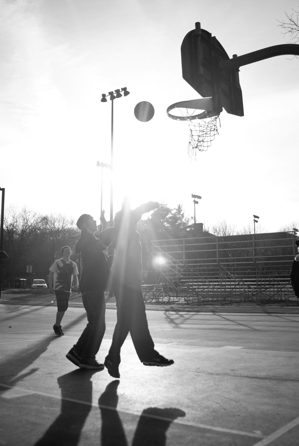 Basket ball playground, Brookline, Boston