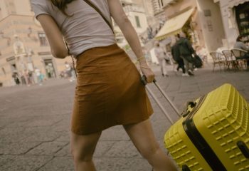 Yellow suitcase