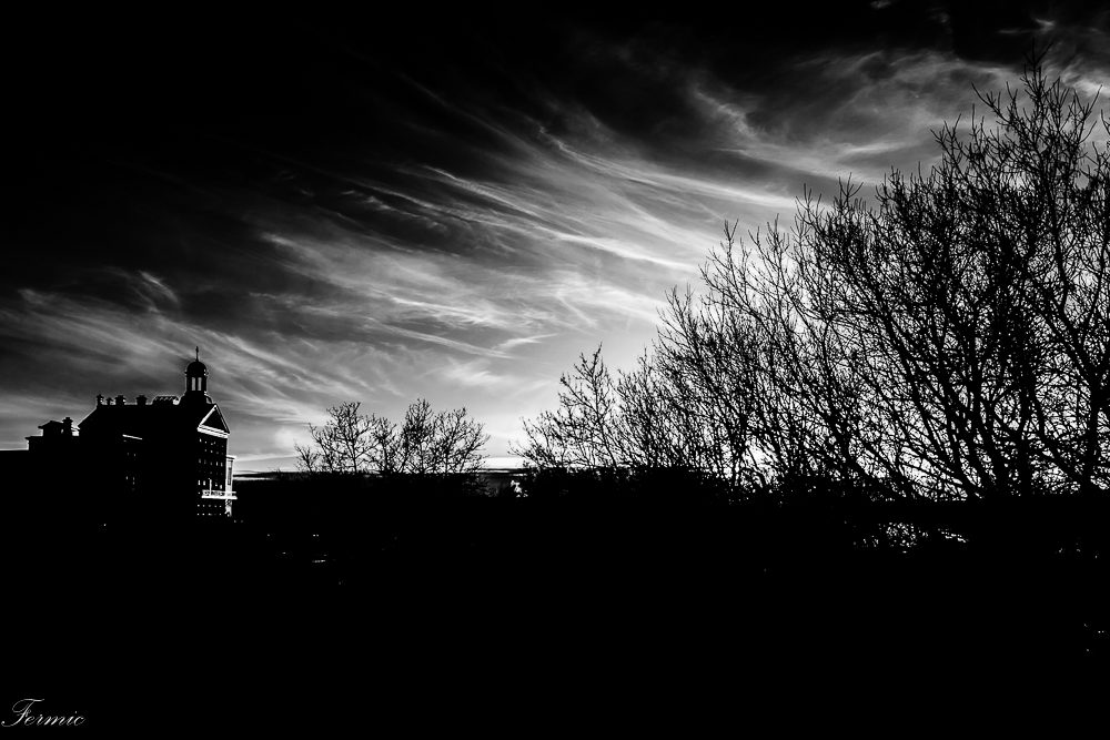 Contraste au crépuscule