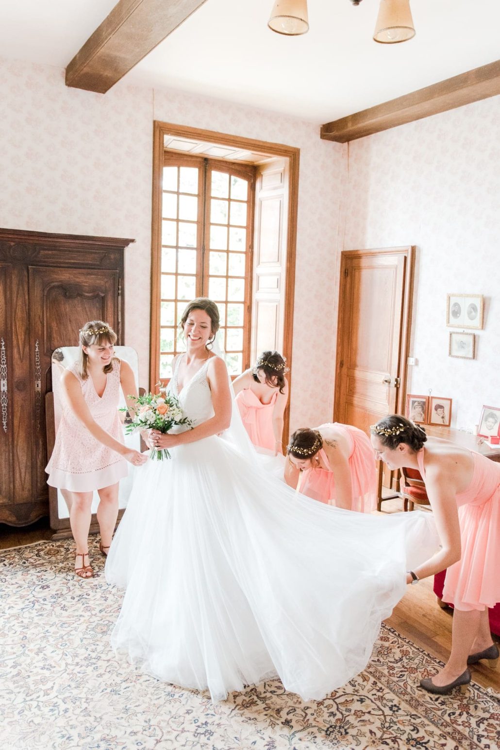 Les préparatifs de la mariée