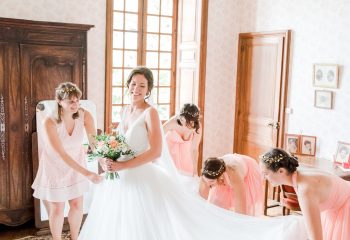 Les préparatifs de la mariée