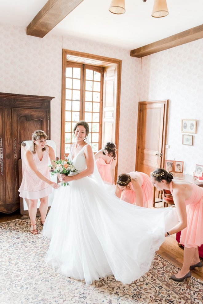 Les préparatifs de la mariée