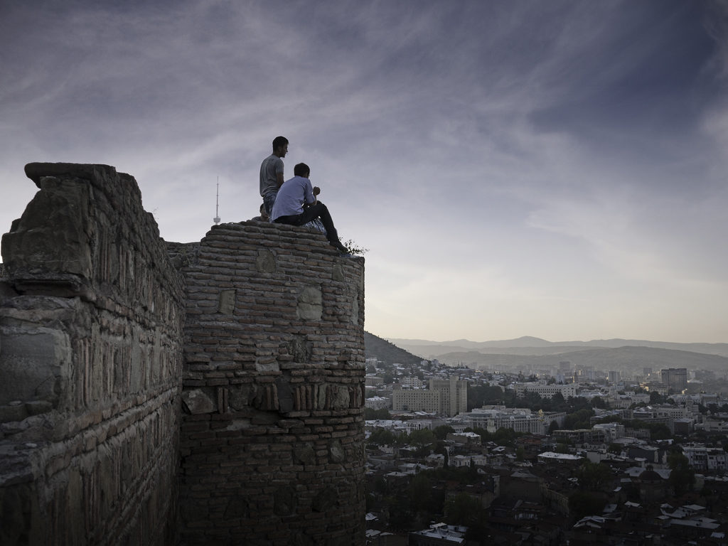 Sunset on Tbilisi