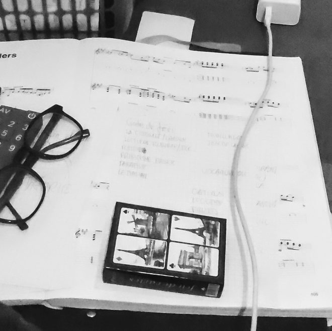 photo d'un jeu de cartes recadré