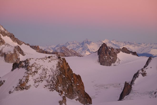 Alpes rosées