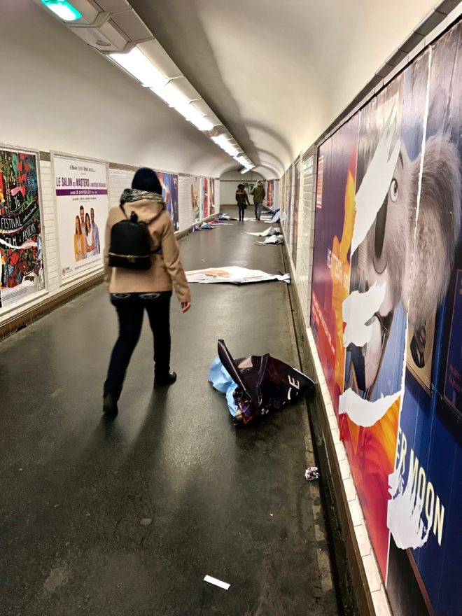 Couloir du métro Parisien